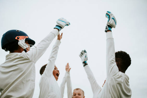 Young cricketers ready to win the game